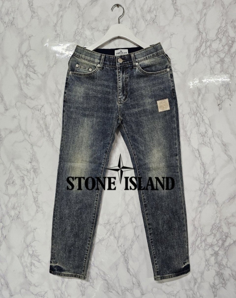 STONE ISLAND 스톤아일랜드 빈티지 워싱 데님 팬츠 (2410)