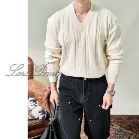 LOROPIANA 로로피아나 올드머니 클래식 목폴라 4COLOR