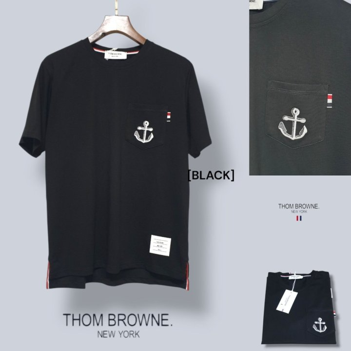 THOM BROWNE 톰브라운 포켓 앵커 반팔티