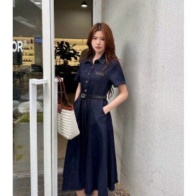 GUCCI 구찌 청 원피스(벨트 포함)