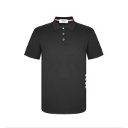 THOM BROWNE 톰브라운 사이드립 사선 카라 반팔 2COLOR