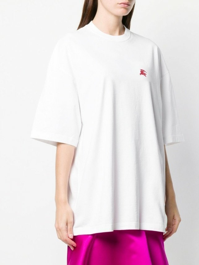 BURBERRY 버버리 자수로고 커플 반팔티 2COLOR