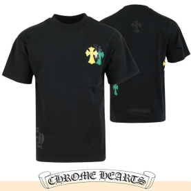 CHROME HEARTS 크롬하츠 멀티 컬러 패치 반팔