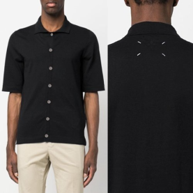 MAISON MARGIELA 메종마르지엘라 카라 반팔가디건