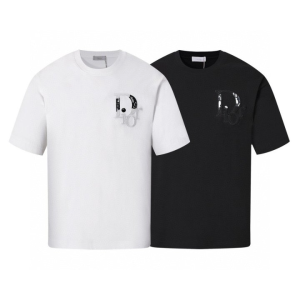 DIOR 디올 오블리크 자수 반팔