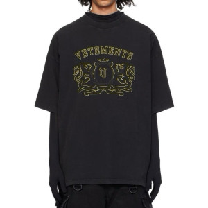 VETEMENTS 베트멍 블랙 로얄 반팔 티셔츠