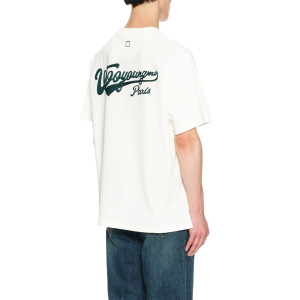 WOOYOUNGMI 우영미 자수 오버 반팔 2COLOR