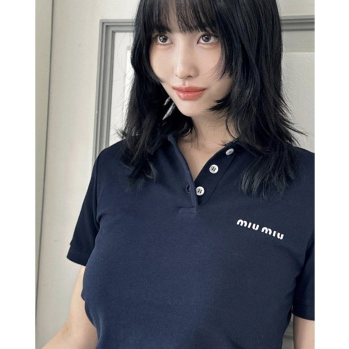 MIUMIU 미우미우 PK카라 반팔 3COLOR
