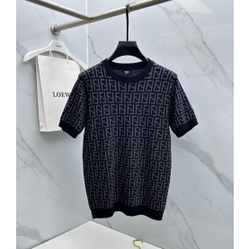 FENDI 펜디 자가드 FF 니트반팔 2COLOR