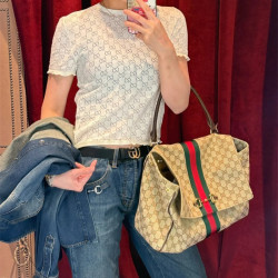 GUCCI 구찌 파파라초 라지 토트백 875019