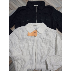 MIUMIU 미우미우 프릴 바람막이