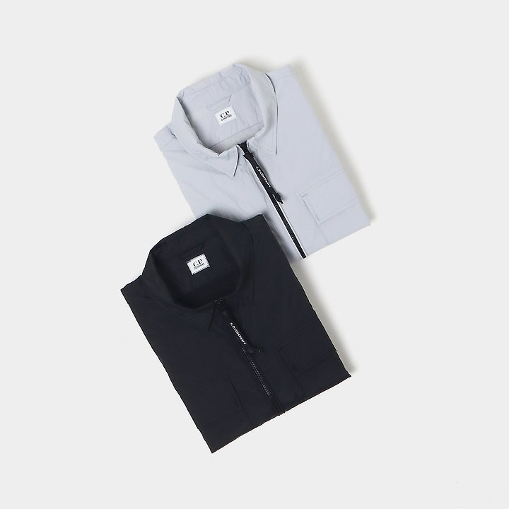C.P COMPANY C.P컴퍼니 렌즈 와펜 집업 셔츠 자켓