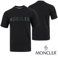 MONCLER 몽클레어 가죽 레터링 로고 T  2COLOR