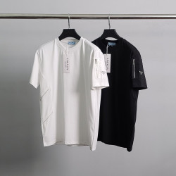 PRADA 프라다 멀티지퍼 라운드 반팔티