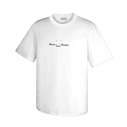 MAISON MARGIELA 메종마르지엘라 로고자수 라운드 반팔 2COLOR