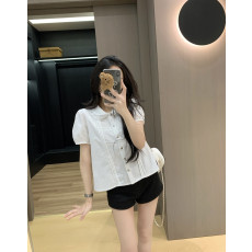 CELINE 셀린느 레이스 퍼프 블라우스 2COLOR