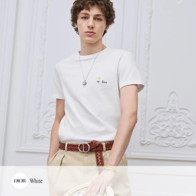 DIOR 디올 데이지 자수 레귤러핏 티셔츠