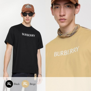 BURBERRY 버버리 레터링 프린트 티셔츠
