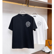 CHROME HEARTS 크롬하츠 로스앤젤레스 플러스 크로스 빈티지 숏 슬리브 티셔츠