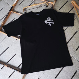 CHROME HEARTS 크롬하츠 플러스 레터링 자수로고  티셔츠