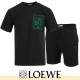 LOEWE 로에베 그린 자수 반팔 & 반바지 셋업