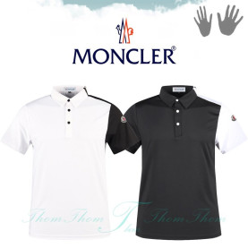 MONCLER 몽클레어 소매 배색  카라 반팔