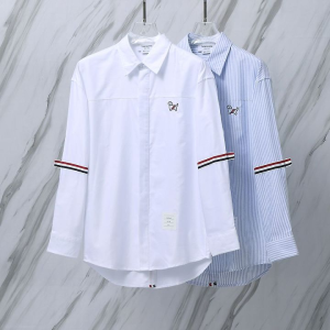 ●8월 판매 11위● THOM BROWNE 톰브라운 012 우먼 헥터 RWB 옥스포드 셔츠