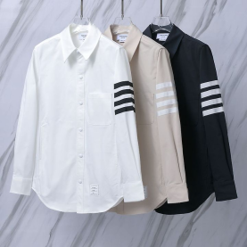 THOM BROWNE 톰브라운 009 사선 테크니컬 나일론 셔츠 자켓