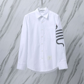 THOM BROWNE 톰브라운 520 스네이크 사선 옥스포드 셔츠