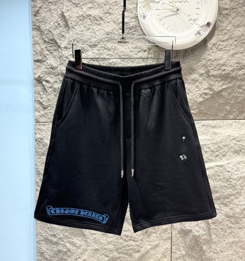 CHROME HEARTS 크롬하츠 다이스 스티치 하프팬츠