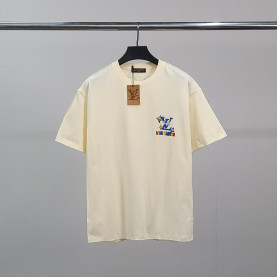 ●8월 판매 5위● LOUIS VUITTON 루이비통 카툰LV 코튼 반팔티