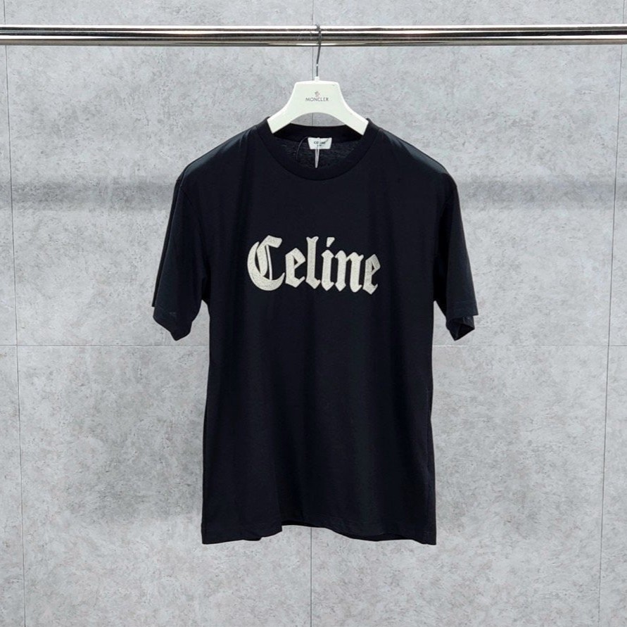 CELINE 셀린느 자수로고 반팔 티셔츠