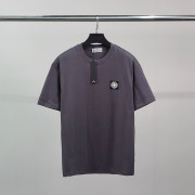 STONE ISLAND 스톤아일랜드 사각패치 페인팅 코튼 반팔티