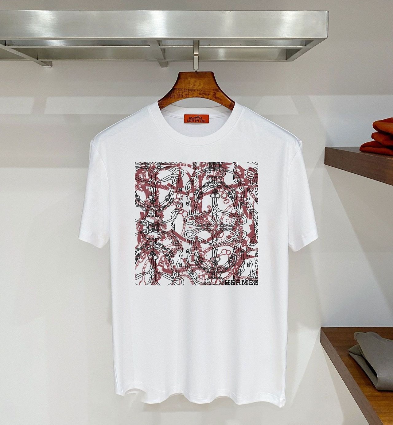 HERMES 에르메스 607058 팡타지에 데트리에 모노크롬 반팔 2COLOR
