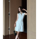 LOUIS VUITTON 루이비통 1080 모노그램 자카드 데님 원피스