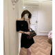 ●8월 판매 20위● BURBERRY 버버리 1068 EKD 클래식 체크 트리밍 오프숄더 원피스 3COLOR