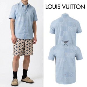 LOUIS VUITTON 루이비통 다미 모노그램 반팔 셔츠